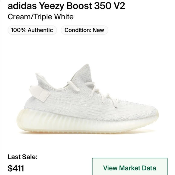 Adidas Yeezy Boost 350 V2- Size 10 - Picture 1 of 8